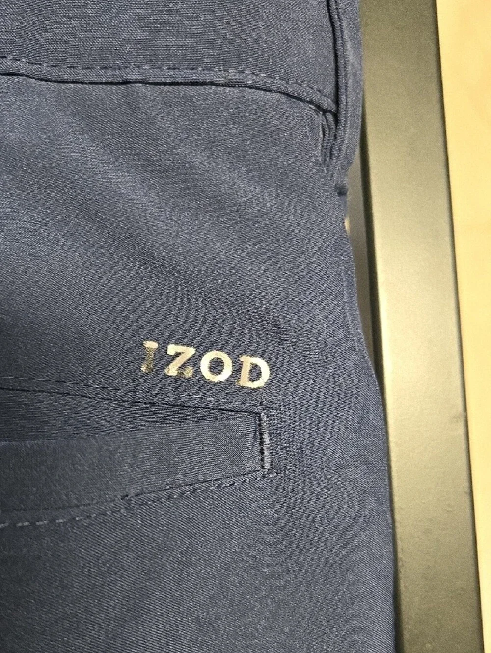 Men's Flat Front Navy Performance Shorts